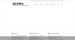 Desktop Screenshot of eltra-trafo.de